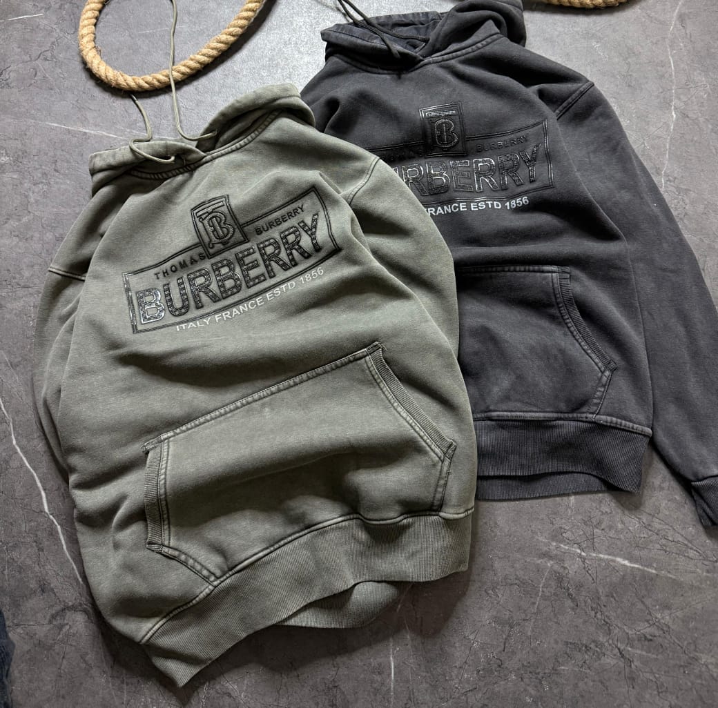 Thread Dori Cozy Fit Pullover Hoodie – Green & Black [BB-1]