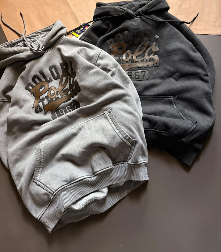 Thread Dori Classic Solid Hoodie – Gray & Black [PL-1]