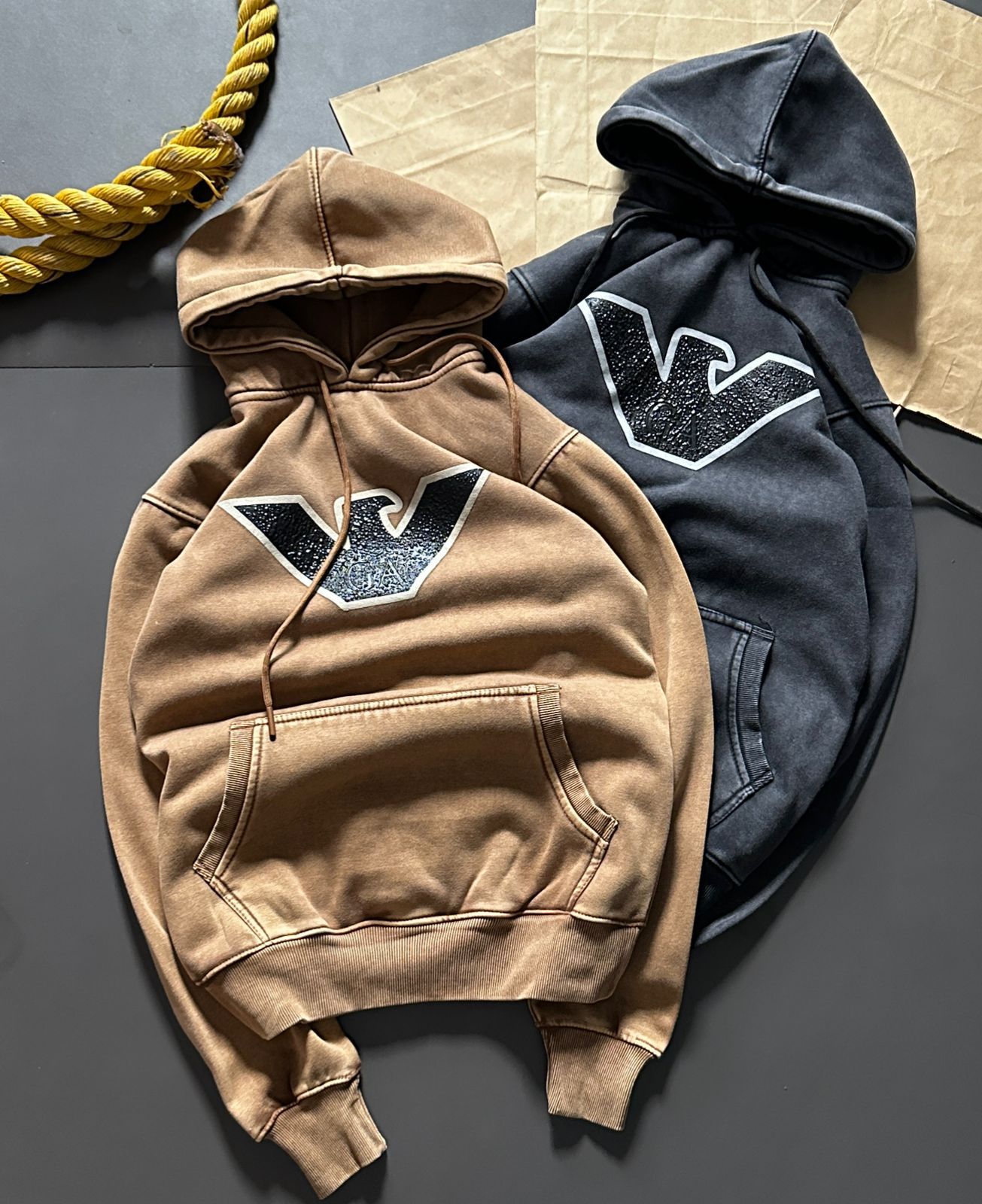 Thread Dori Men’s Classic Hoodies – Black & Brown [AR-1]