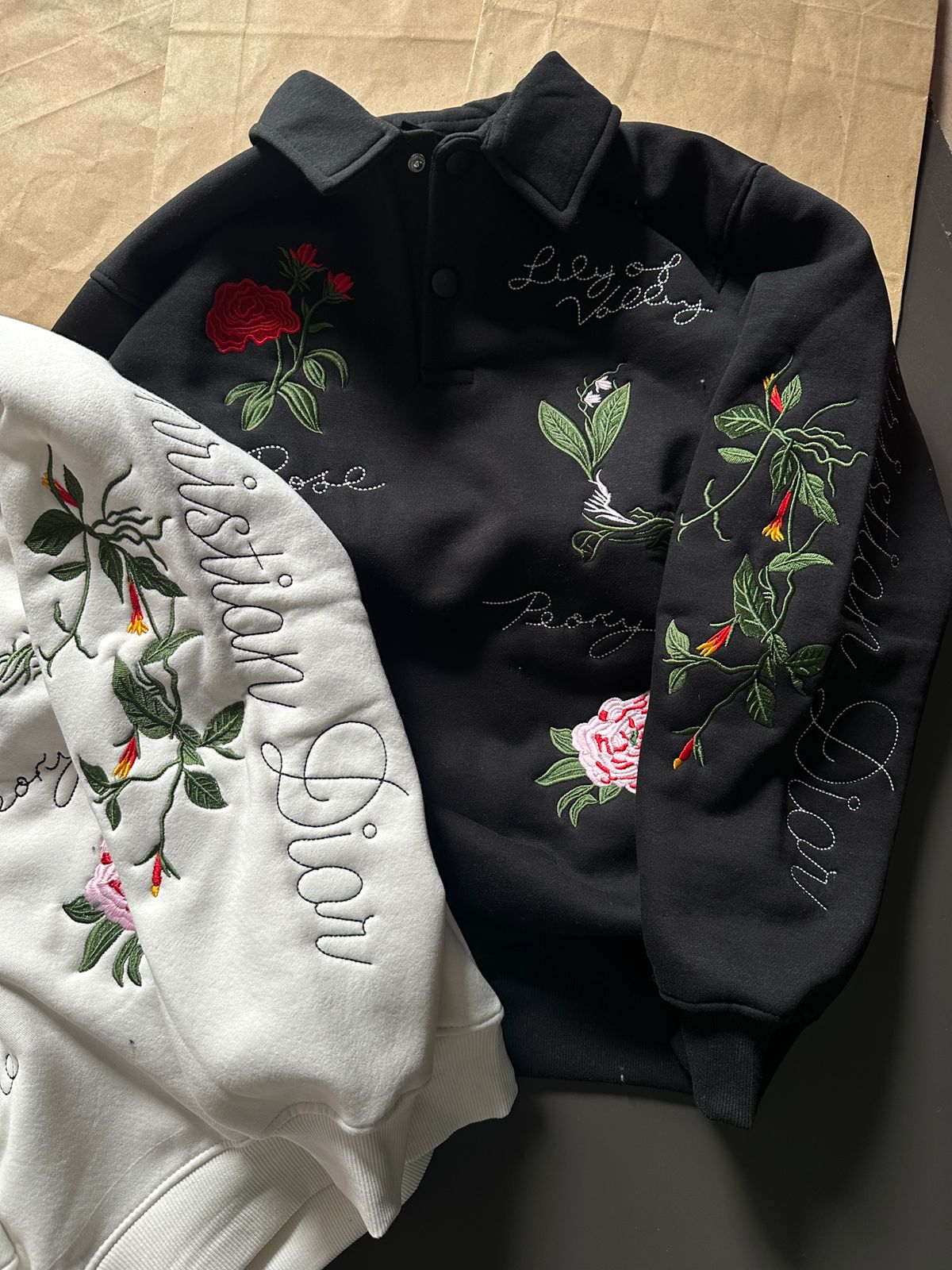 Thread Dori Men’s Classic Hoodies – Black & White [KAR]