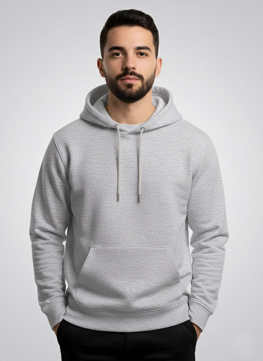 Men’s Christmas Hoodie – Retro Santa Merry Christmas Graphic Print