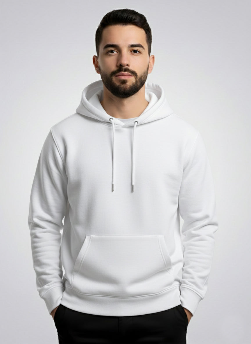 Men’s Merry Christmas Graphic Hoodie – Santa Art Back Print